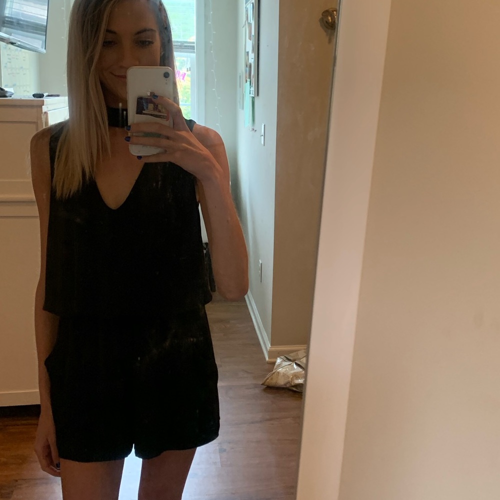 Soca Black Romper